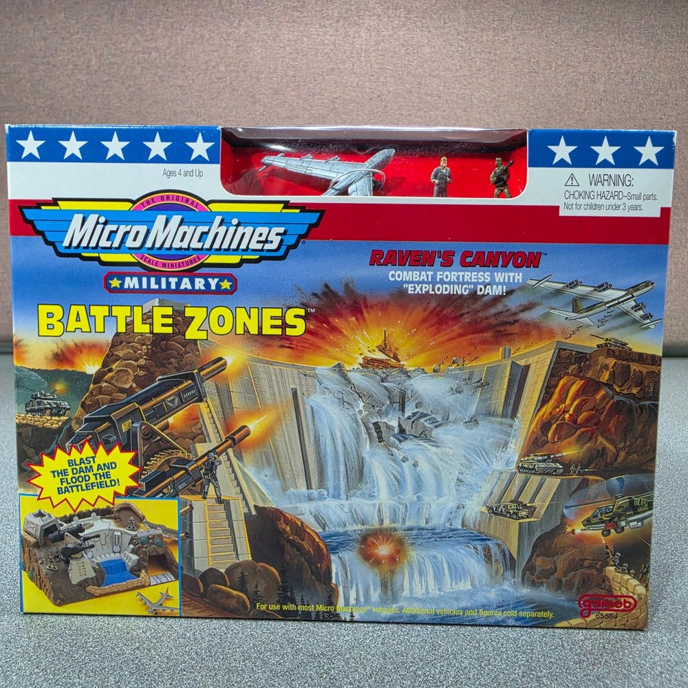 Galoob Micro Machines Battle Zones Military Raven's Canyon Set New NIB 65584